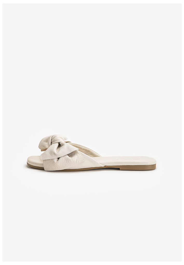 Inuovo Pantoletten Leder Creme