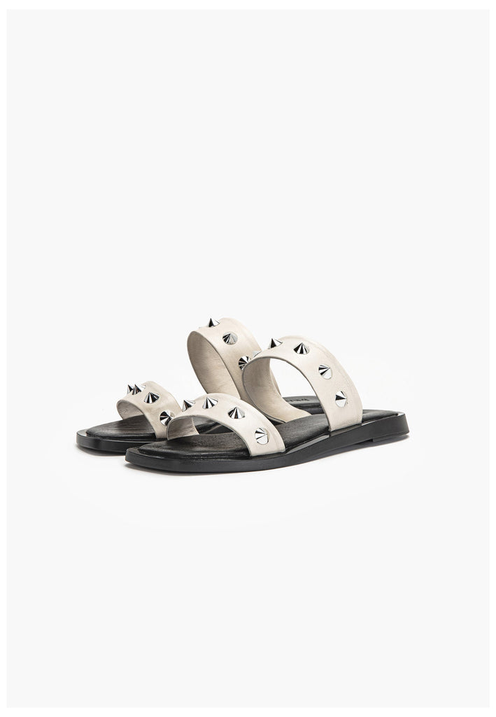 Inuovo Pantoletten Leder Creme