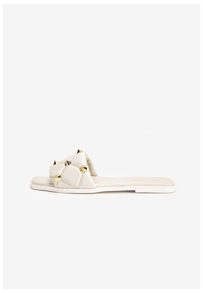 Inuovo Pantoletten Leder Creme