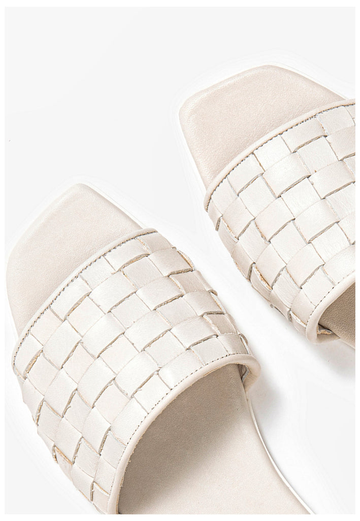 Inuovo Pantoletten Leder Creme