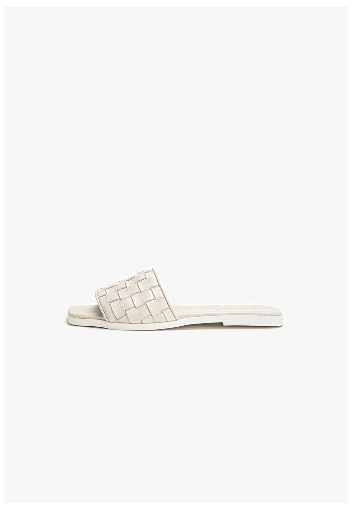 Inuovo Pantoletten Leder Creme