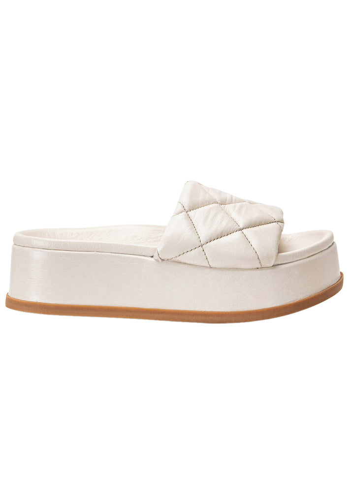 Inuovo Pantoletten Leder Creme