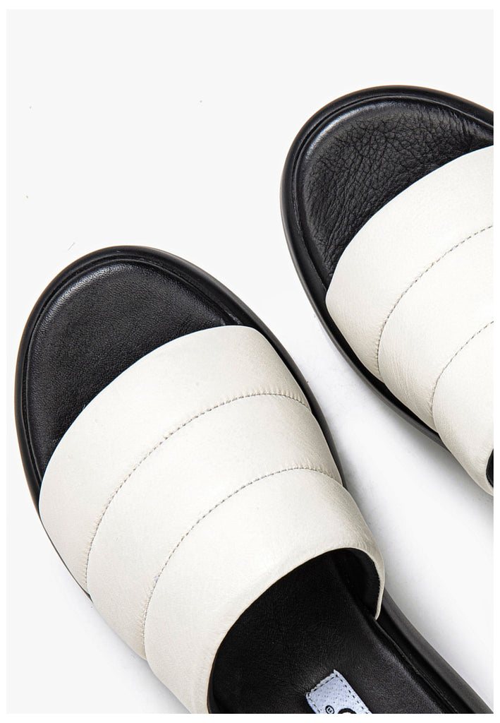 Inuovo Pantoletten Leder Creme