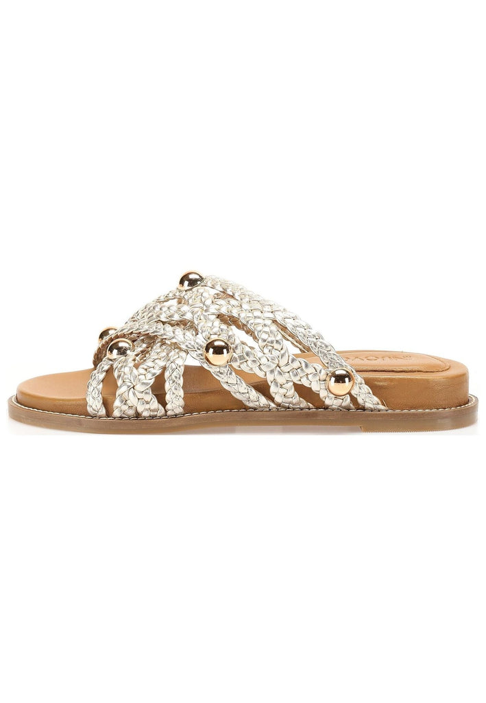 Inuovo Pantoletten Leder Gold