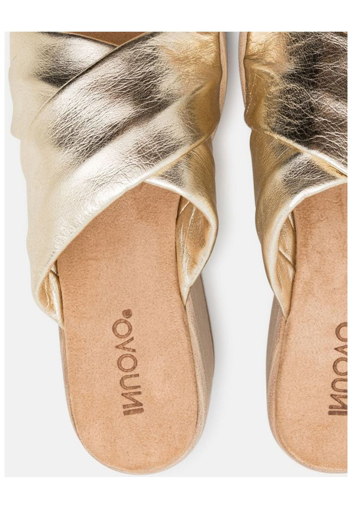Inuovo Pantoletten Leder Gold