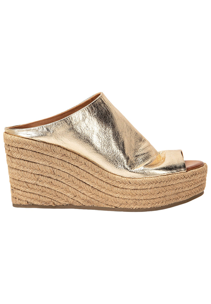 Inuovo Pantoletten Leder Gold