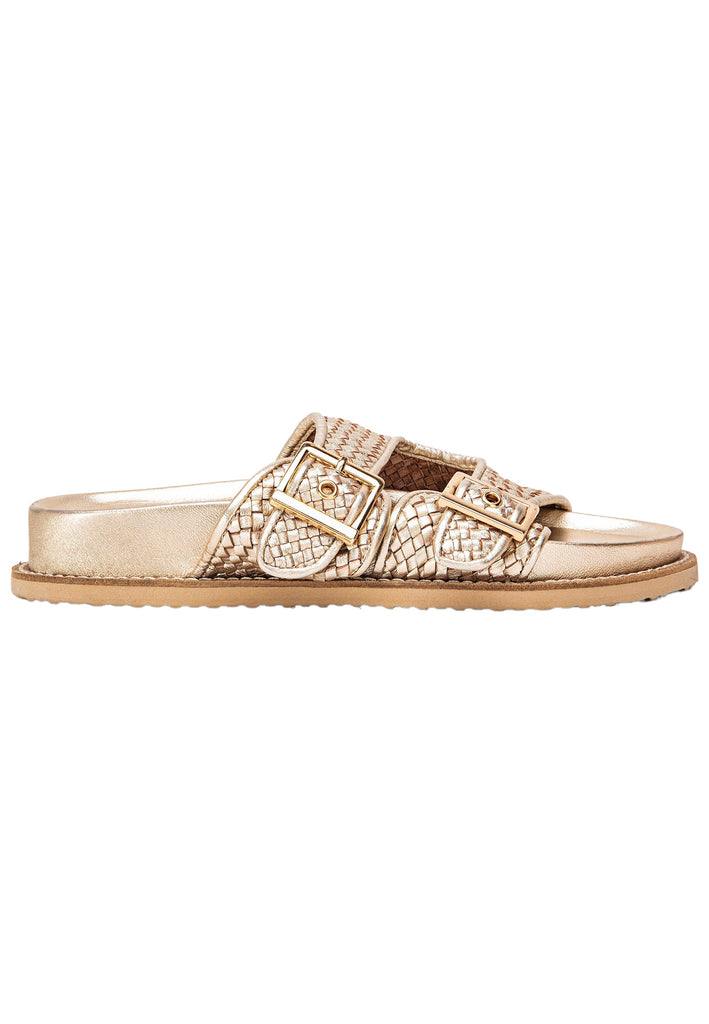 Inuovo Pantoletten Leder Gold