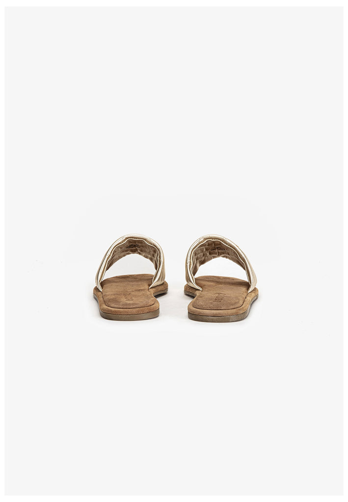 Inuovo Pantoletten Leder Gold