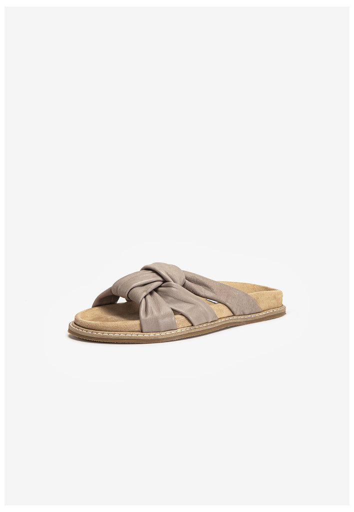 Inuovo Pantoletten Leder Grau