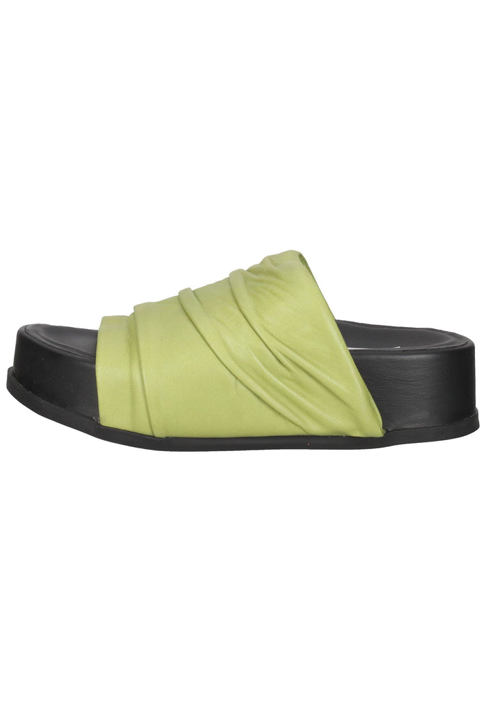 Inuovo Pantoletten Leder Grün