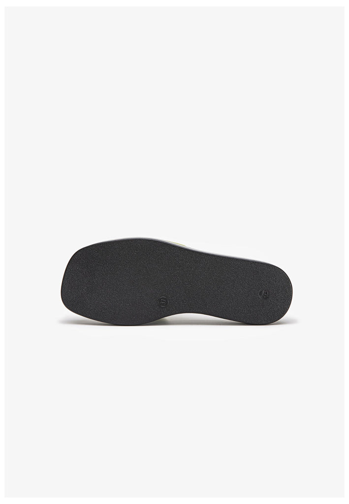 Inuovo Pantoletten Leder Grün