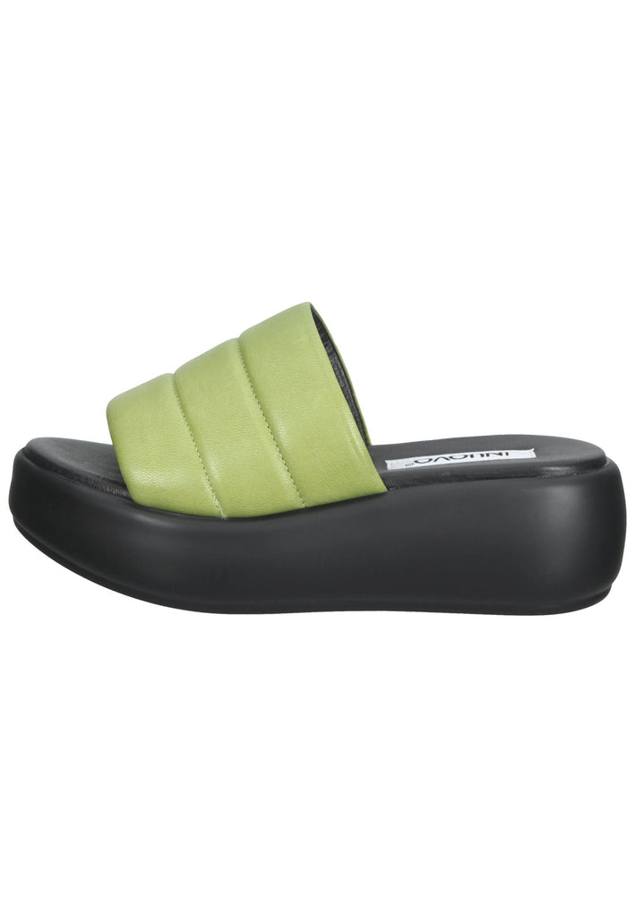 Inuovo Pantoletten Leder Grün