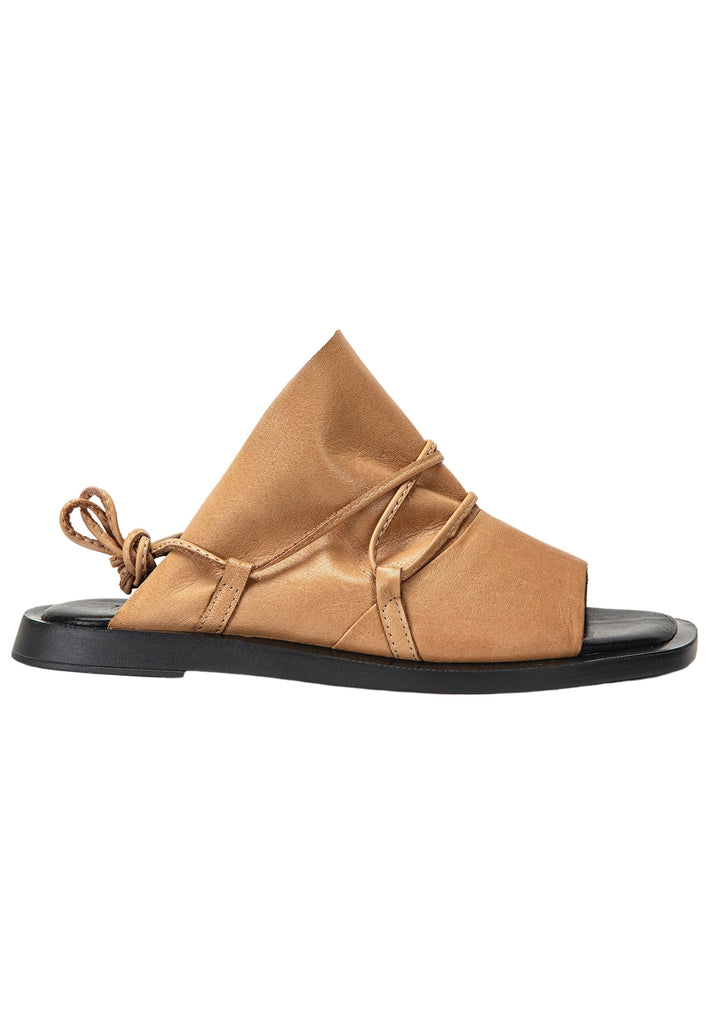 Inuovo Pantoletten Leder Hellbraun