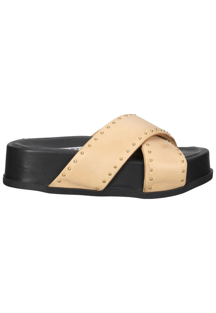 Inuovo Pantoletten Leder Hellbraun