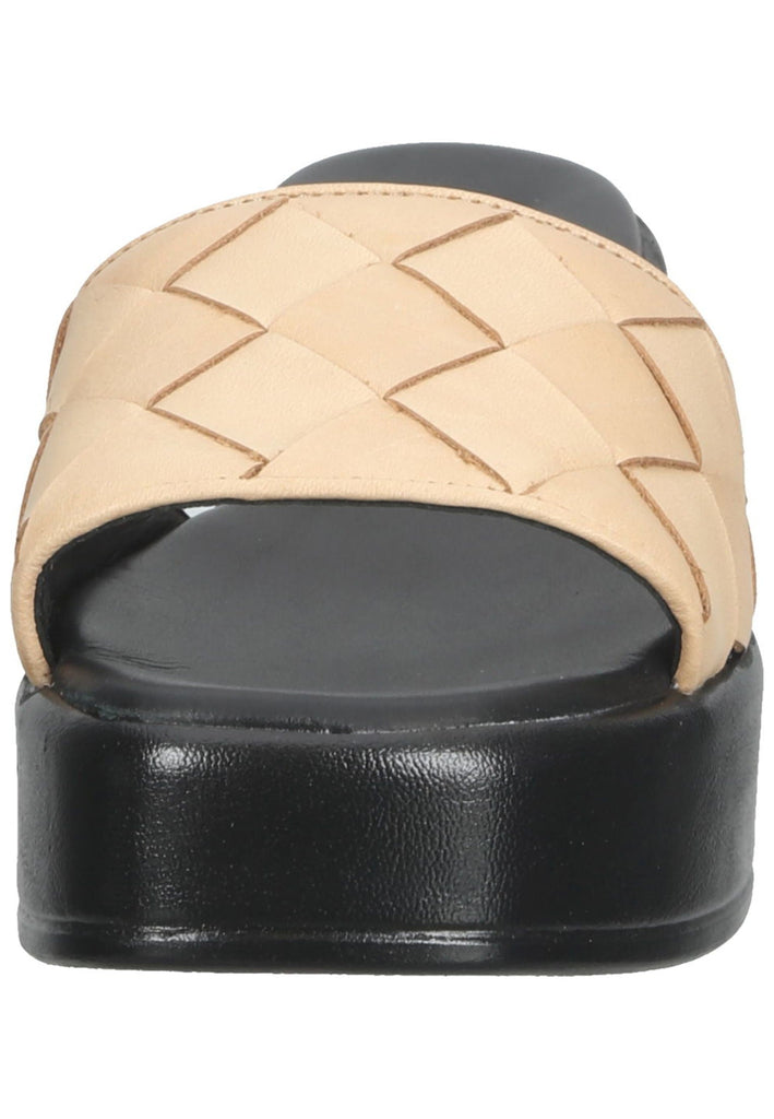 Inuovo Pantoletten Leder Hellbraun