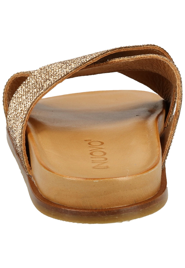 Inuovo Pantoletten Leder Hellbraun