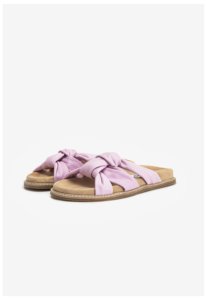 Inuovo Pantoletten Leder Lila