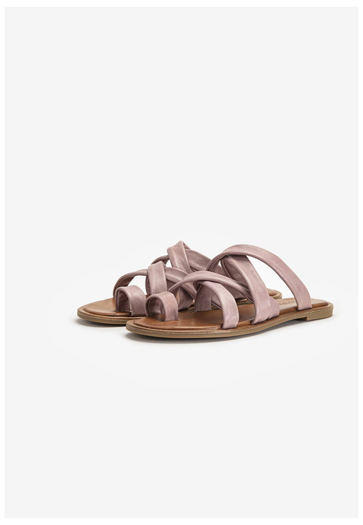 Inuovo Pantoletten Leder Lilac