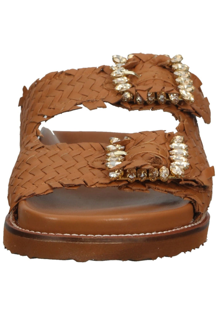 Inuovo Pantoletten Leder Mittelbraun