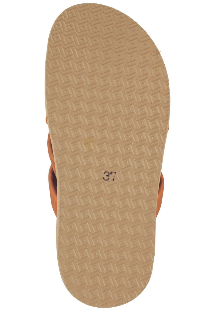 Inuovo Pantoletten Leder Mittelbraun