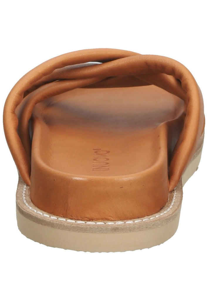 Inuovo Pantoletten Leder Mittelbraun