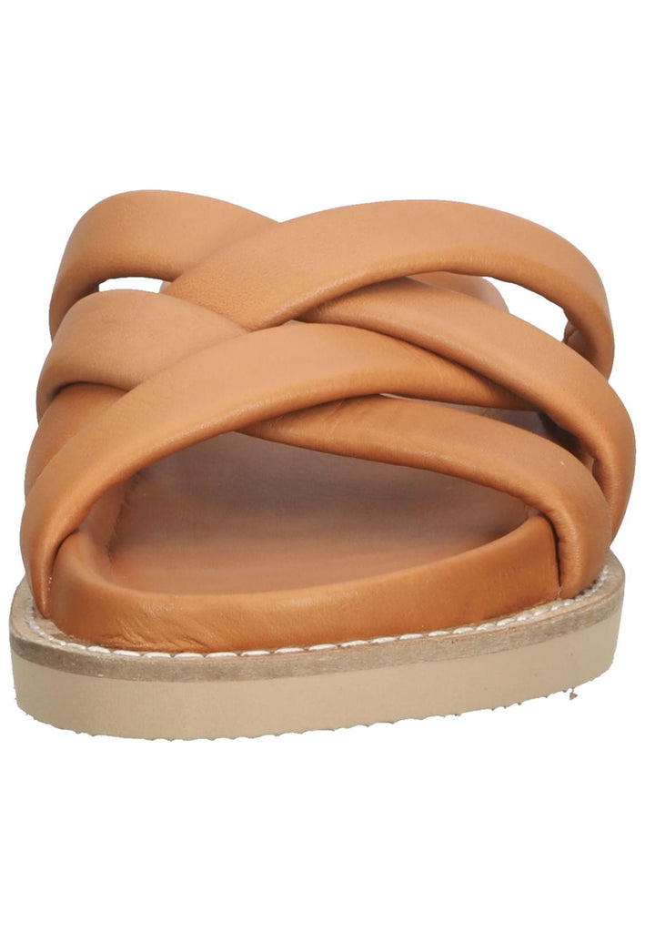 Inuovo Pantoletten Leder Mittelbraun