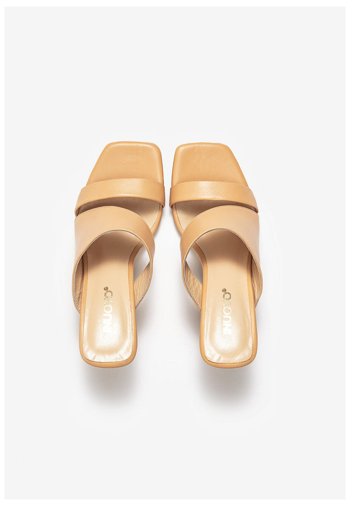 Inuovo Pantoletten Leder Nude