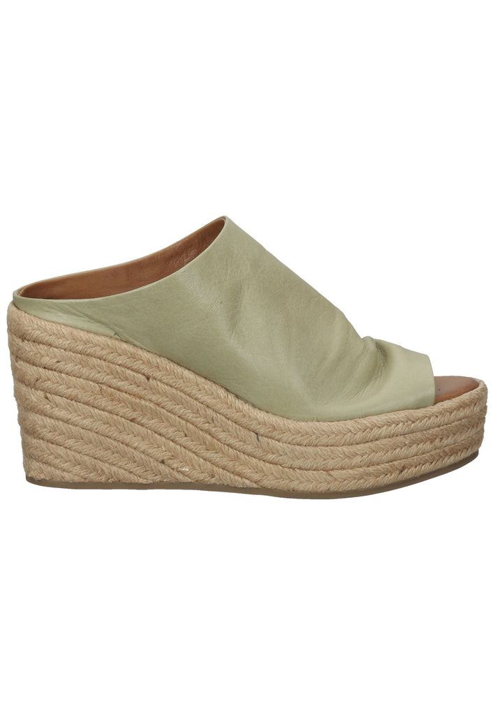 Inuovo Pantoletten Leder Olive