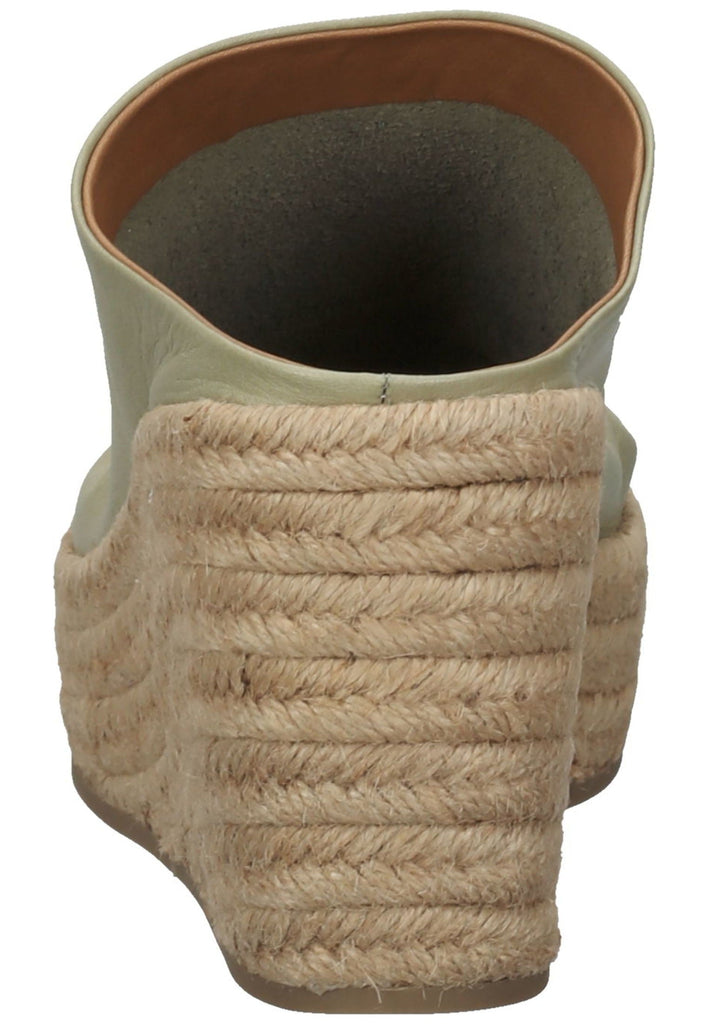 Inuovo Pantoletten Leder Olive