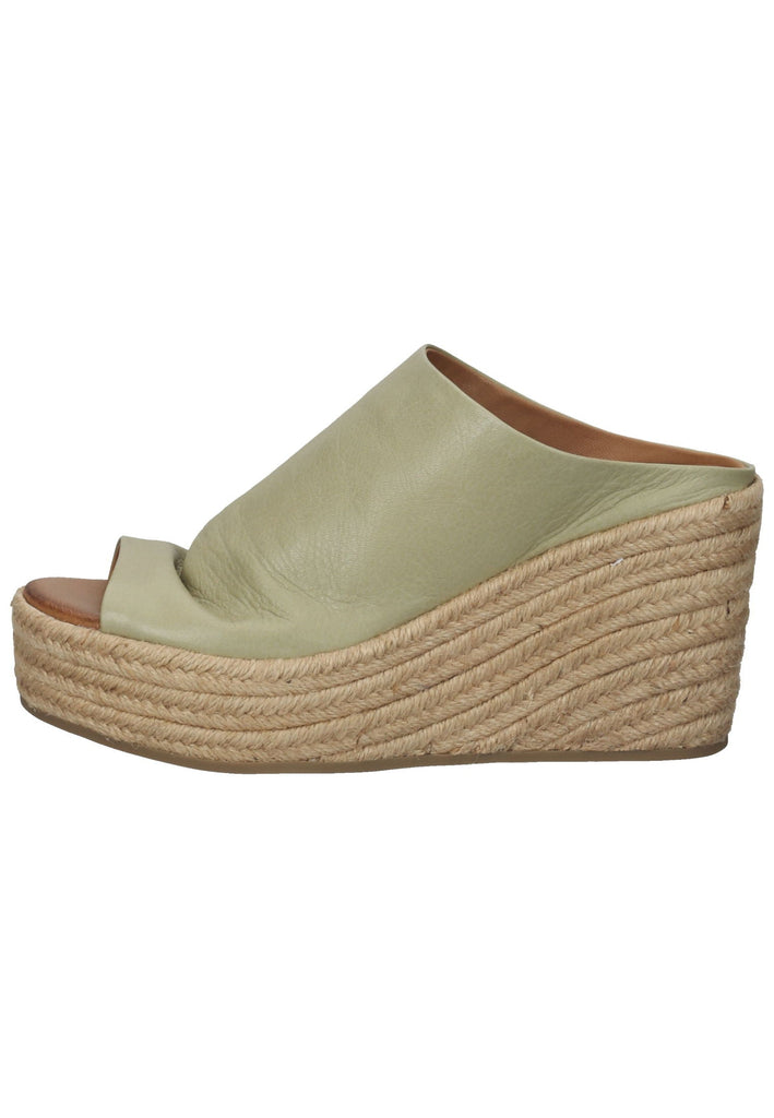 Inuovo Pantoletten Leder Olive