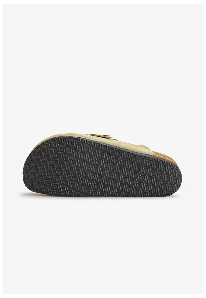 Inuovo Pantoletten Leder Olive