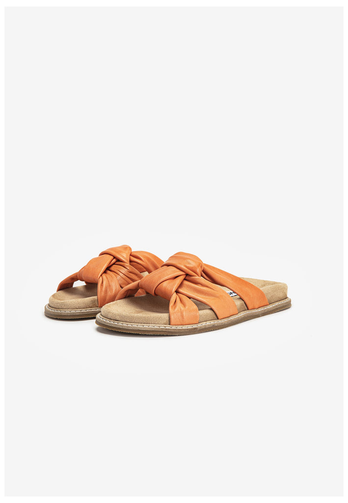 Inuovo Pantoletten Leder Orange