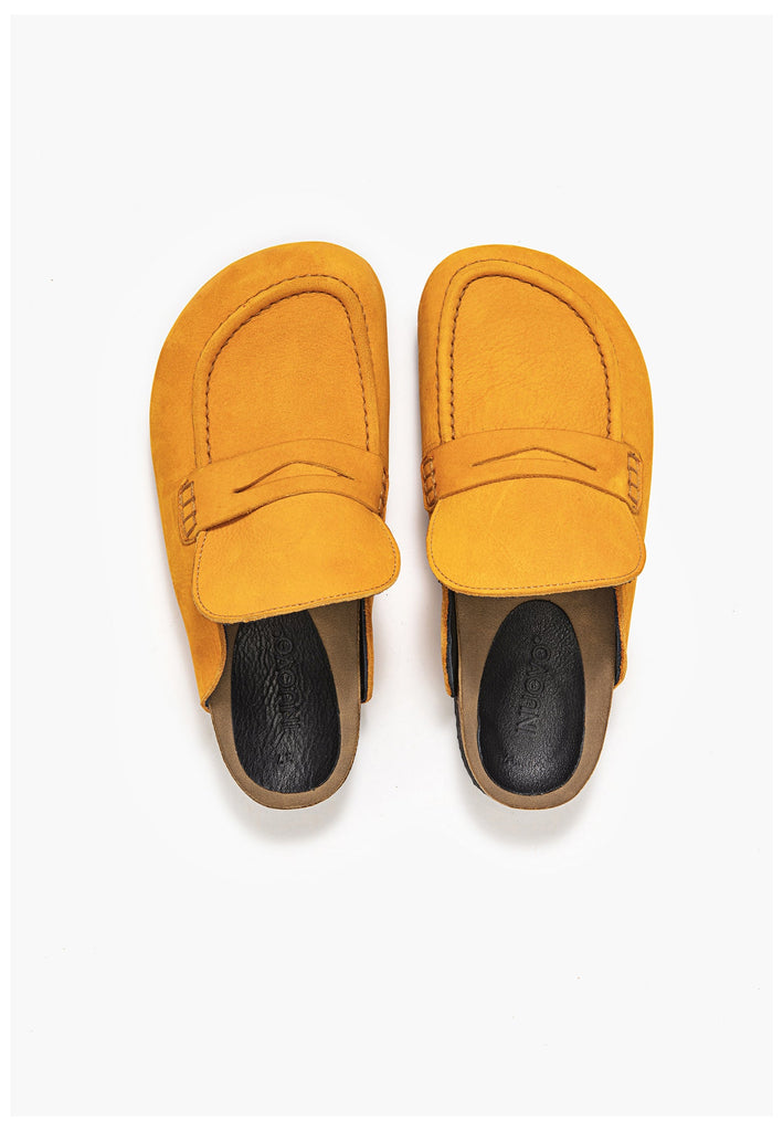 Inuovo Pantoletten Leder Orange