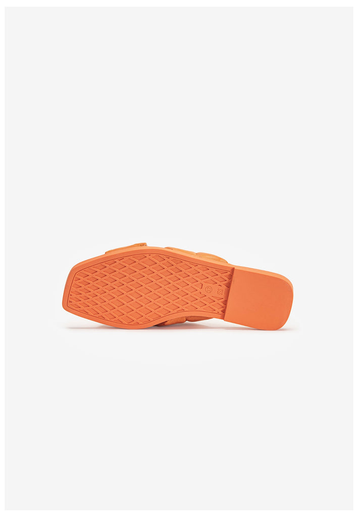 Inuovo Pantoletten Leder Orange