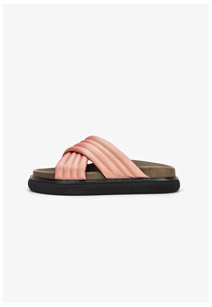 Inuovo Pantoletten Leder Peach