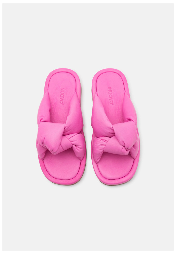 Inuovo Pantoletten Leder Pink