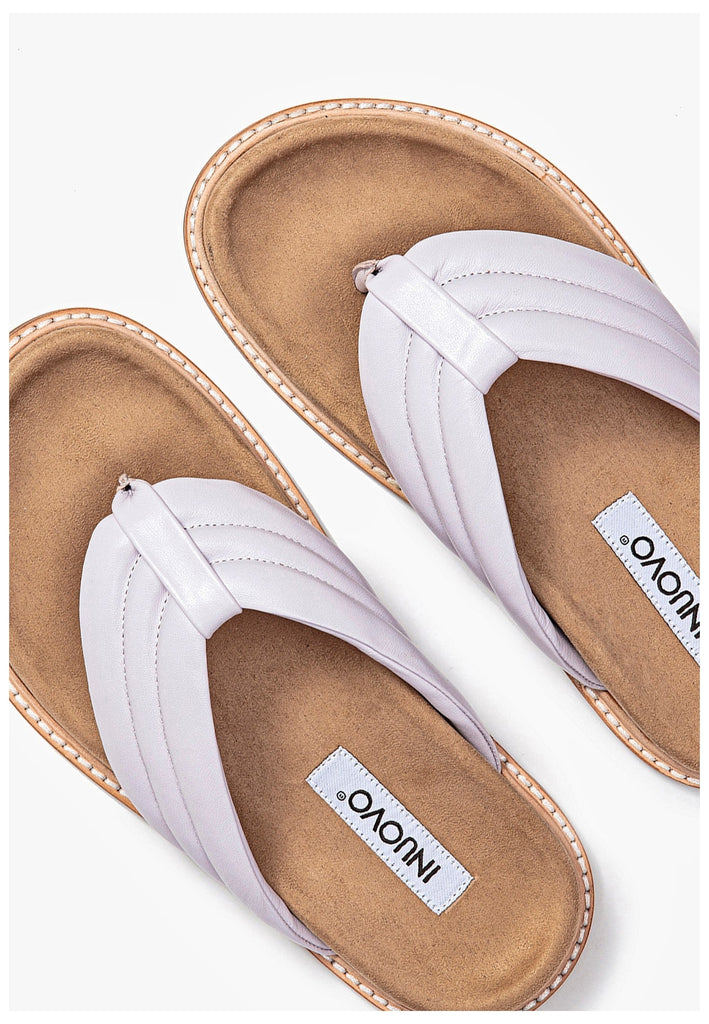 Inuovo Pantoletten Leder Pink