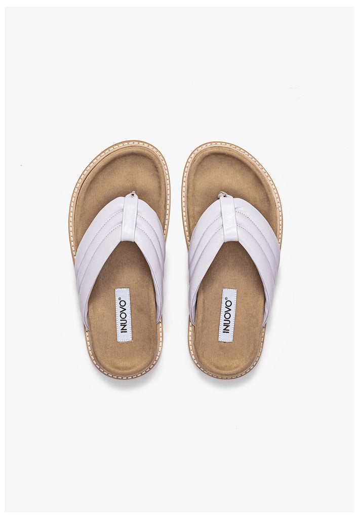 Inuovo Pantoletten Leder Pink