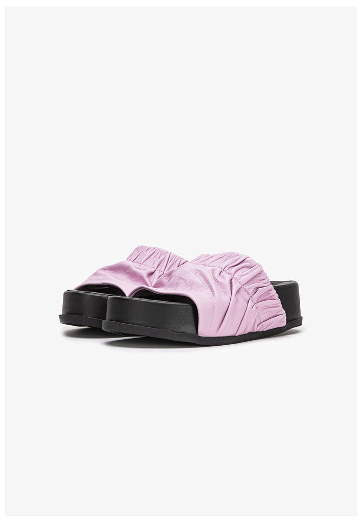 Inuovo Pantoletten Leder Pink