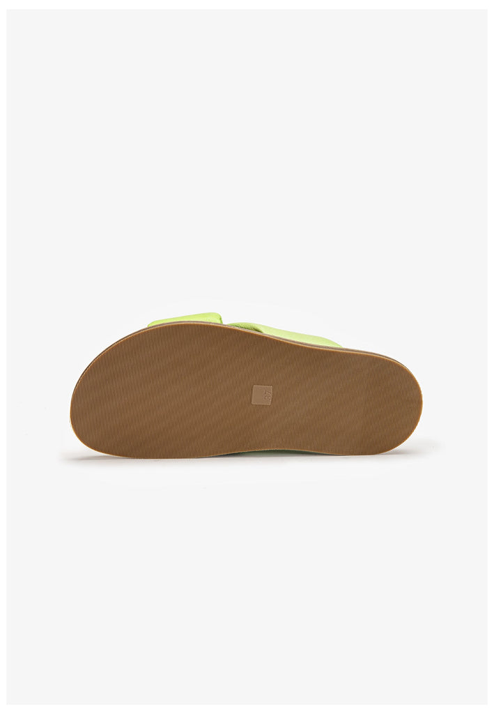 Inuovo Pantoletten Leder Pistachio