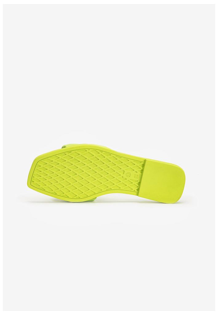 Inuovo Pantoletten Leder Pistachio