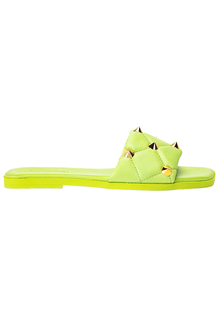 Inuovo Pantoletten Leder Pistachio