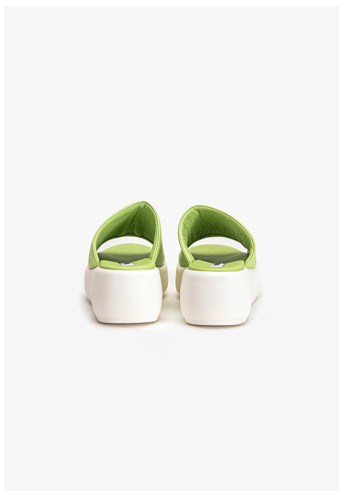 Inuovo Pantoletten Leder Pistachio