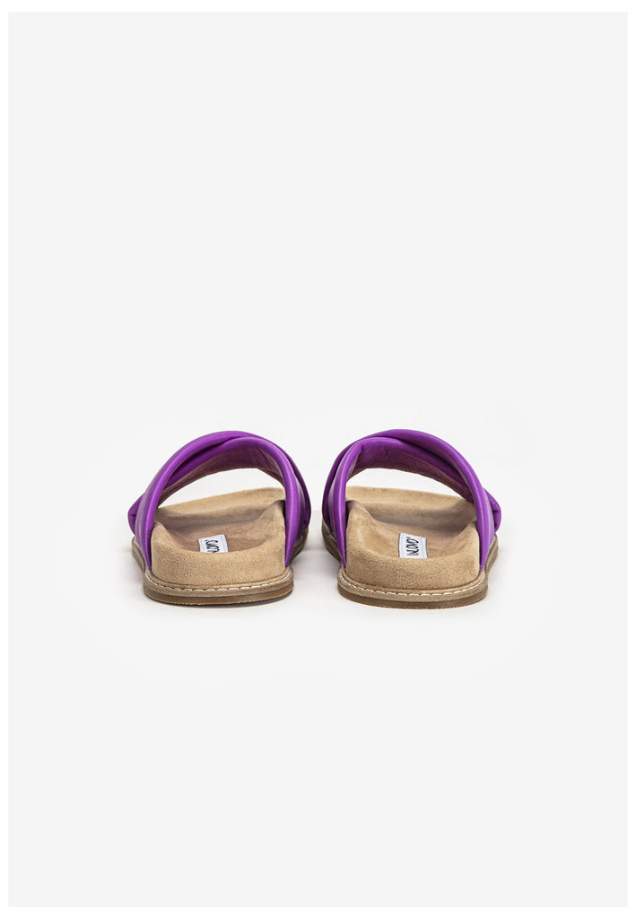 Inuovo Pantoletten Leder Purple