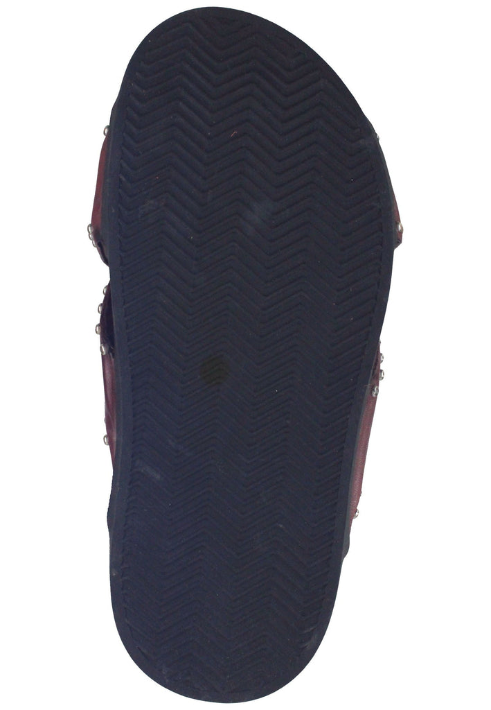 Inuovo Pantoletten Leder Rot