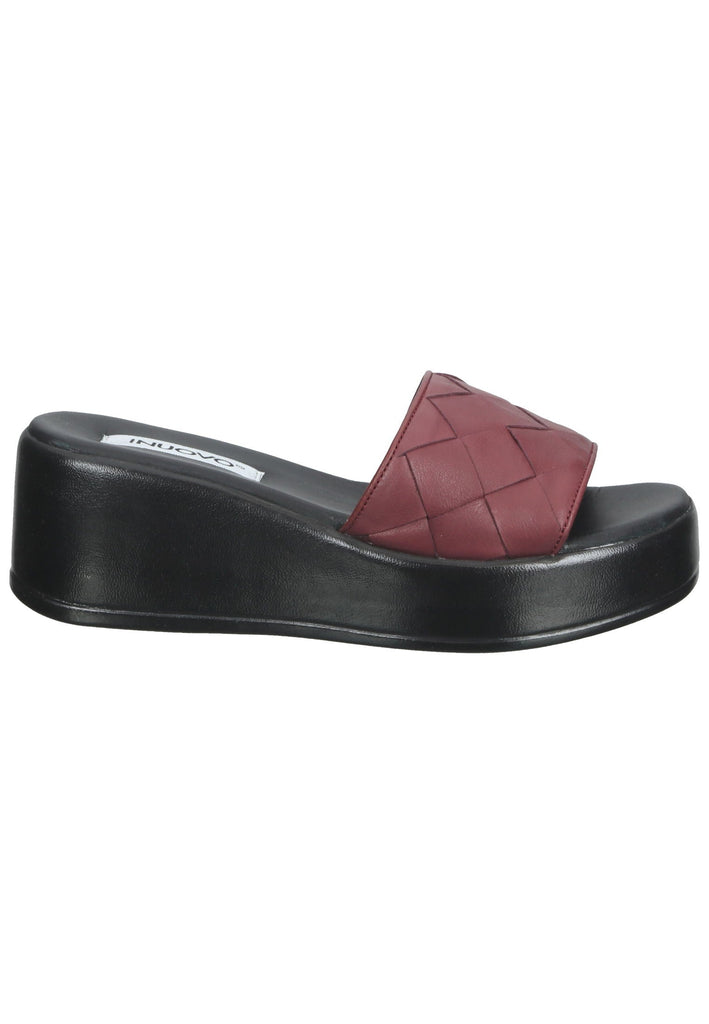 Inuovo Pantoletten Leder Rot