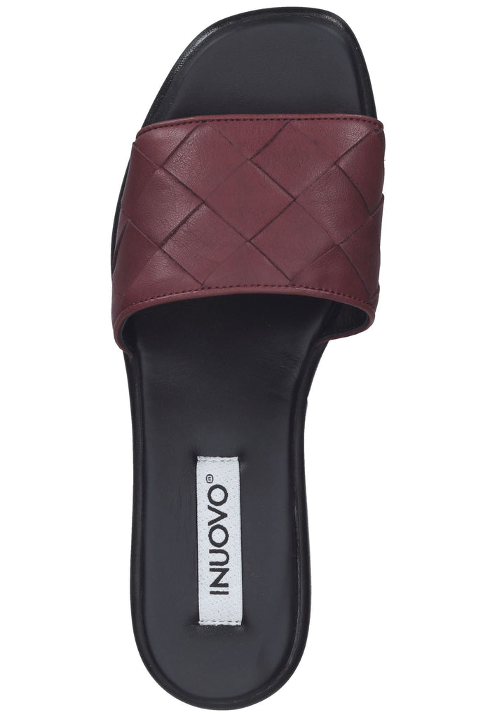 Inuovo Pantoletten Leder Rot