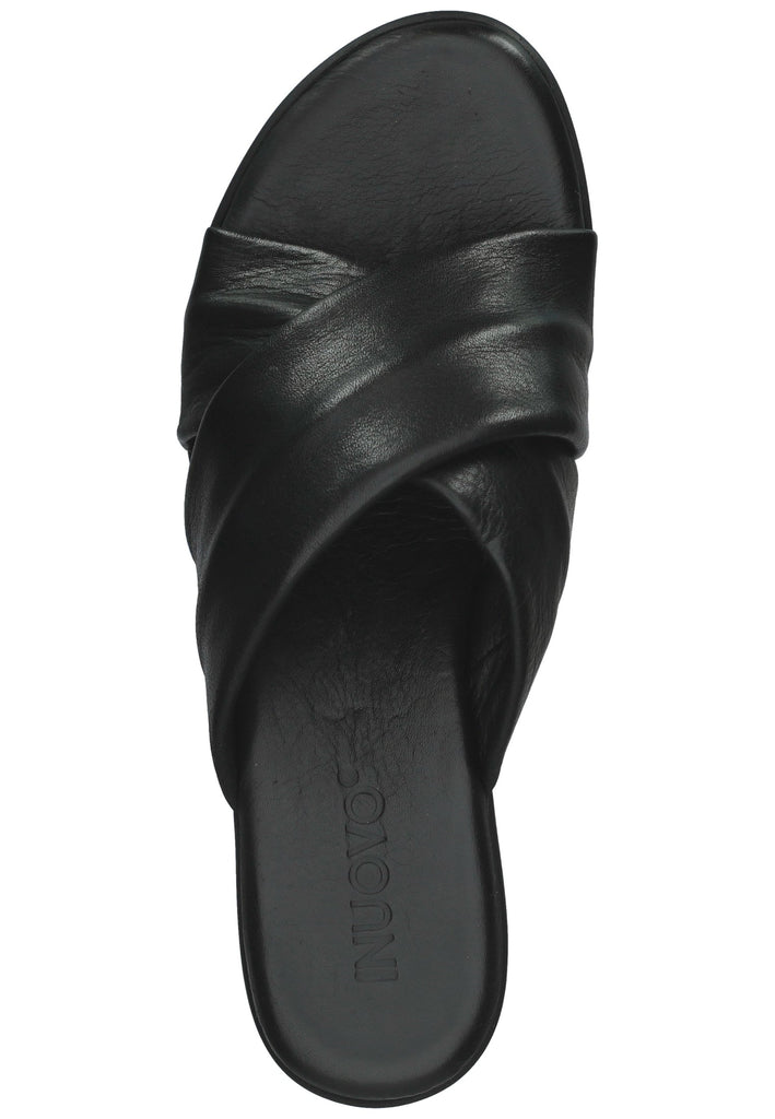 Inuovo Pantoletten Leder Schwarz