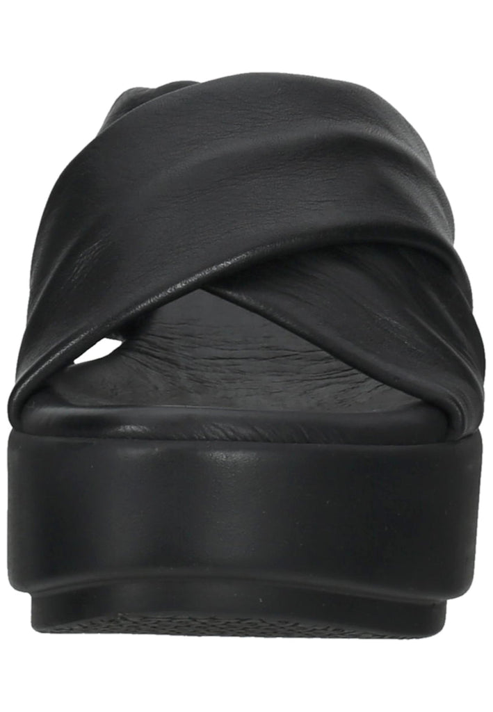 Inuovo Pantoletten Leder Schwarz