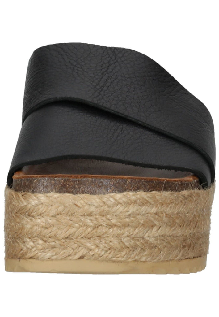 Inuovo Pantoletten Leder Schwarz